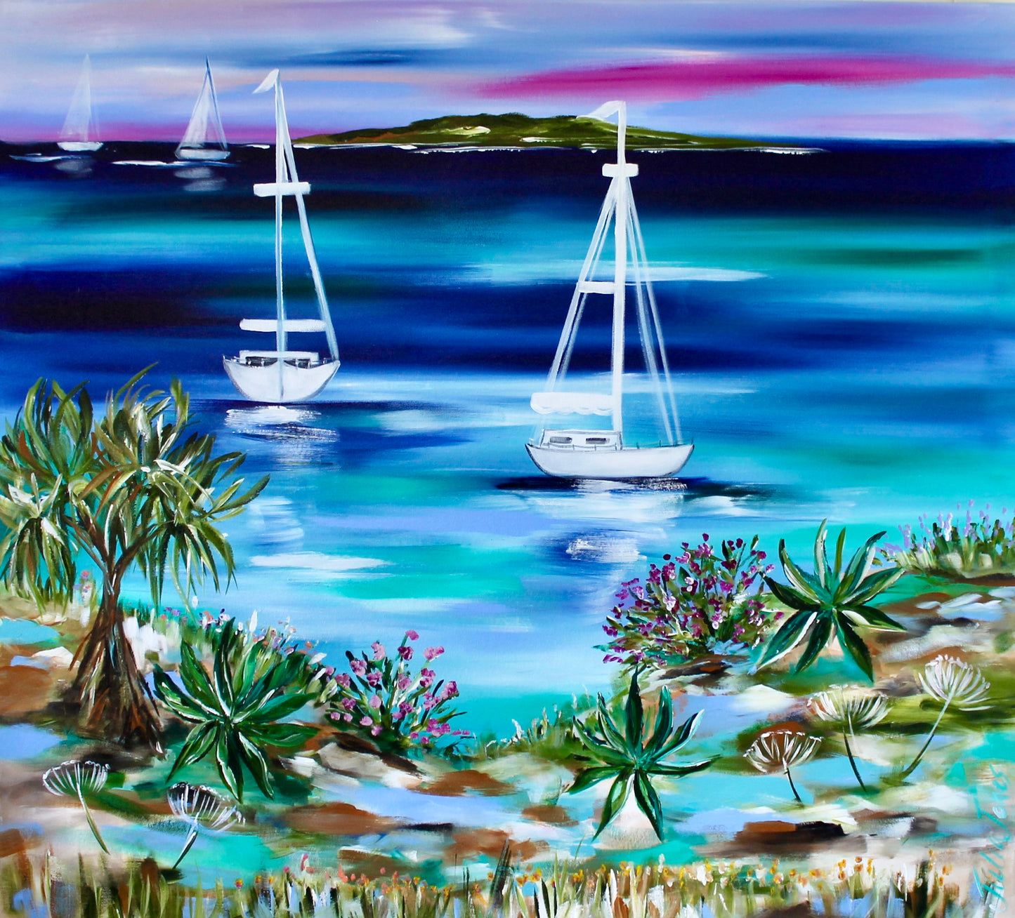 Sailing the Coast Line - 1.1x1