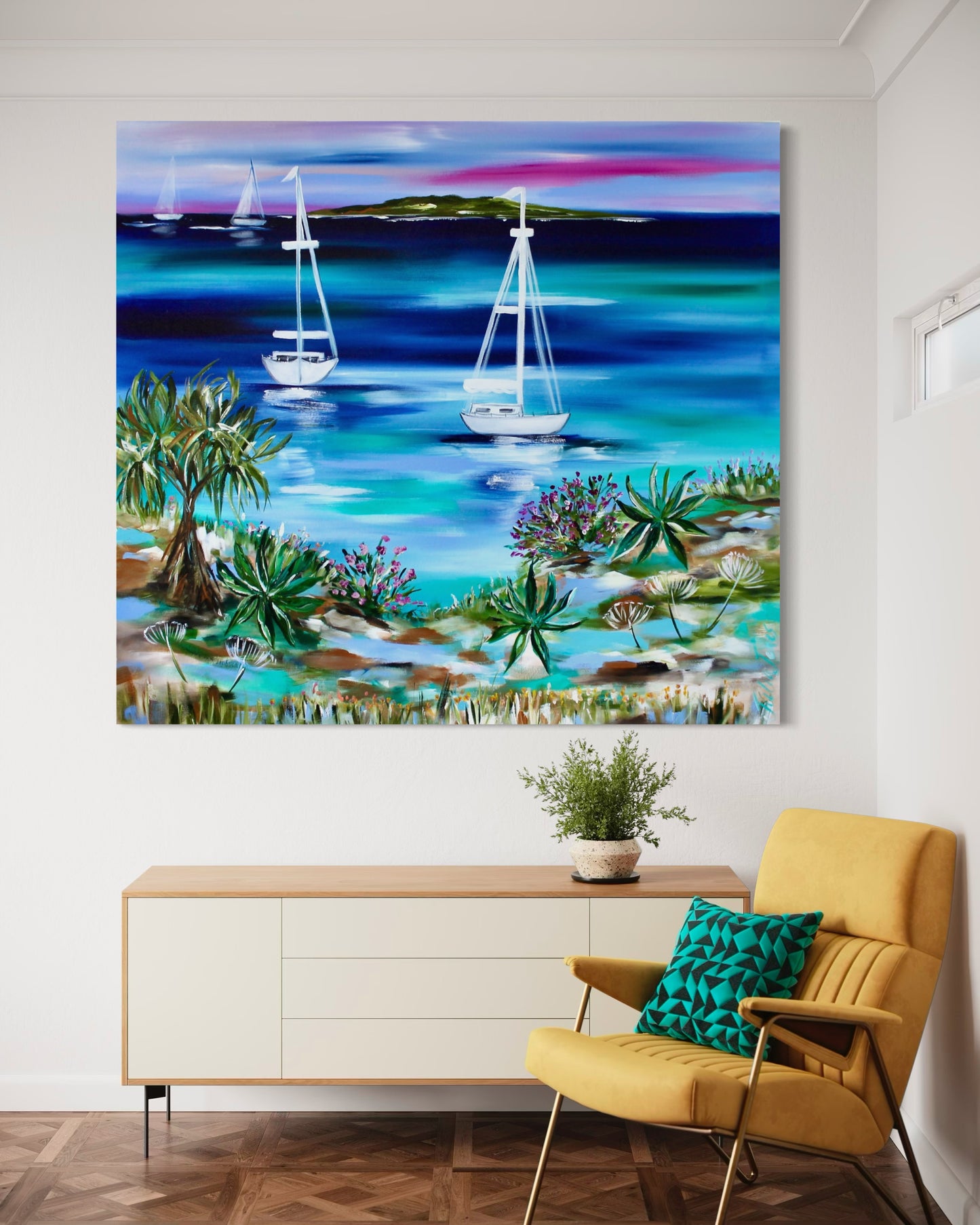 Sailing the Coast Line - 1.1x1