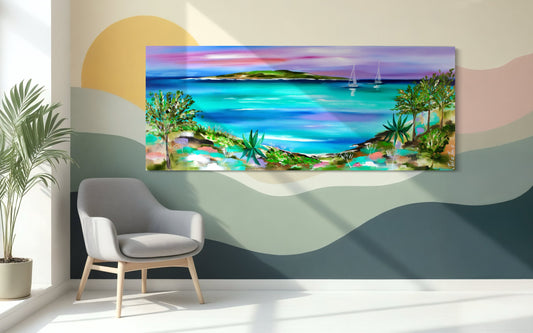 Peel Island Serenity – A Captivating Coastal Masterpiece - 1.5x600