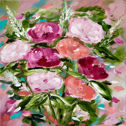 Blooming Radiance - 50 x 50 cm