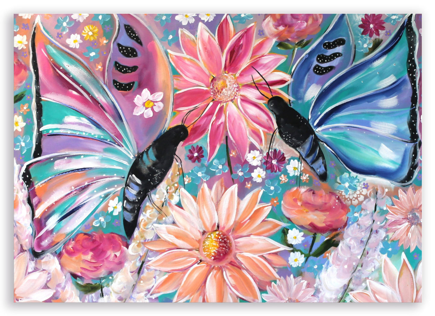 Butterfly Bliss – A3 Art Print