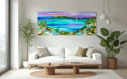 Peel Island Serenity – A Captivating Coastal Masterpiece - 1.5x600