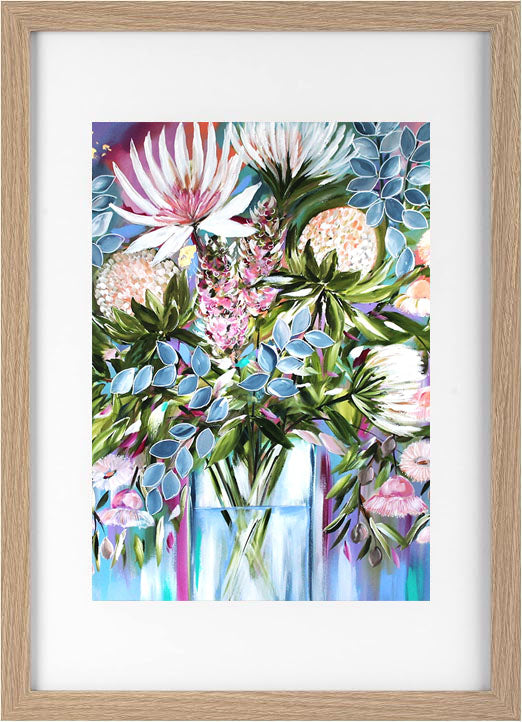 Eucalyptus and Protea Poetry - Print