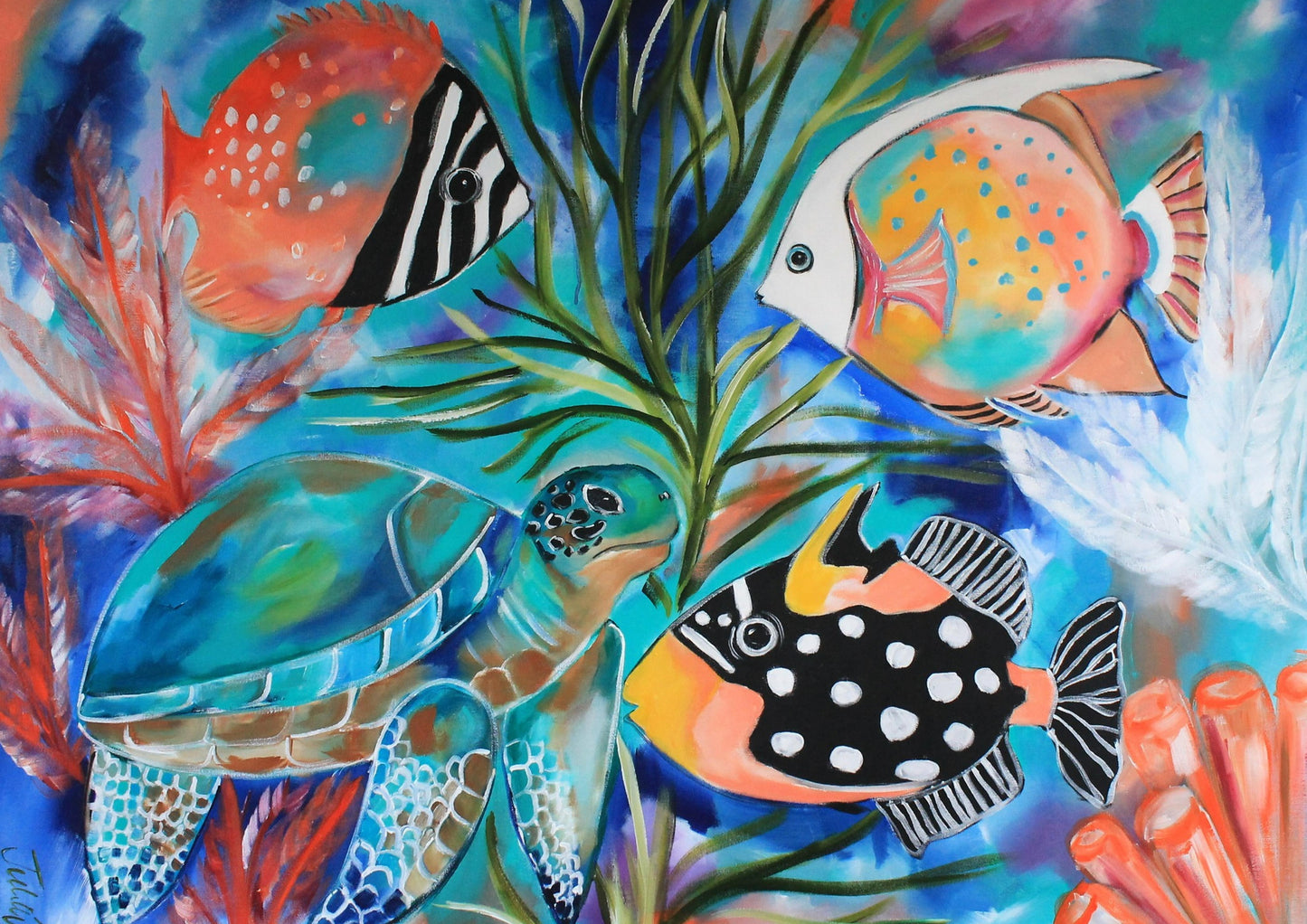 Underwater Wonders – A3 Art Print