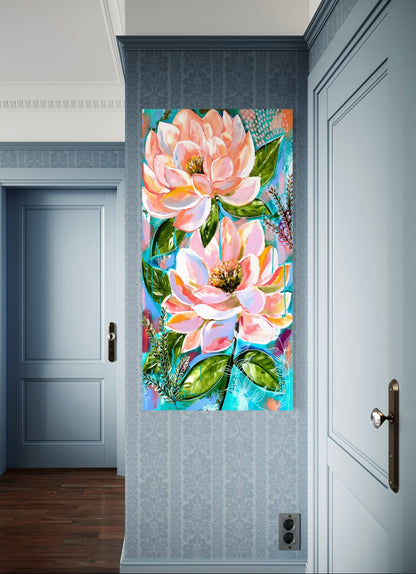 Lush Petal Dance - 62 x 120 cm