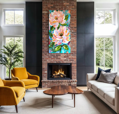 Lush Petal Dance - 62 x 120 cm