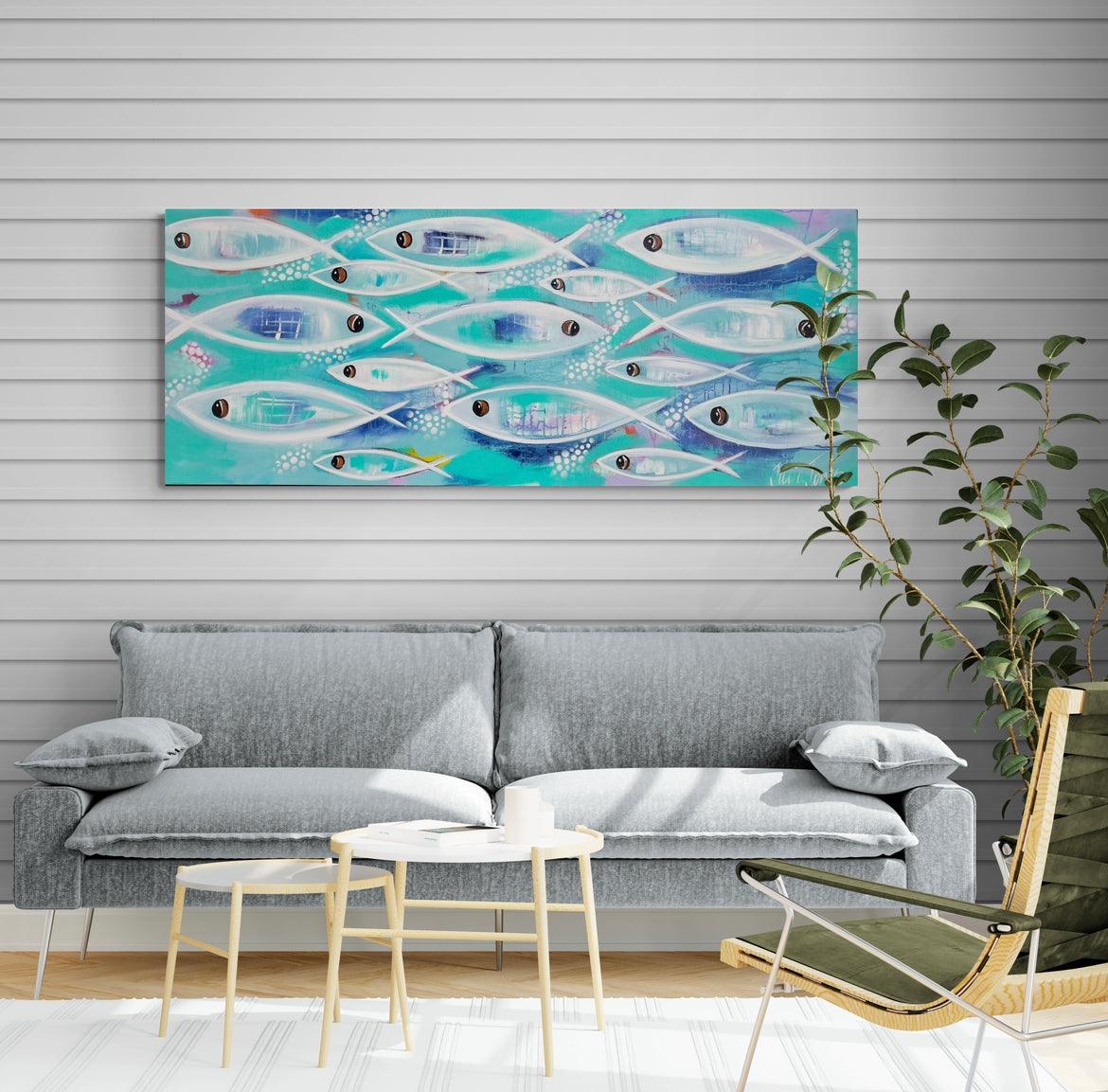Blowing fish bubbles - 1.4x600