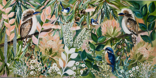 Peach Blossoms and Birdsong