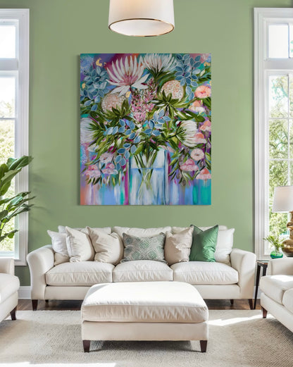 Eucalyptus & Protea Poetry - 110x980h