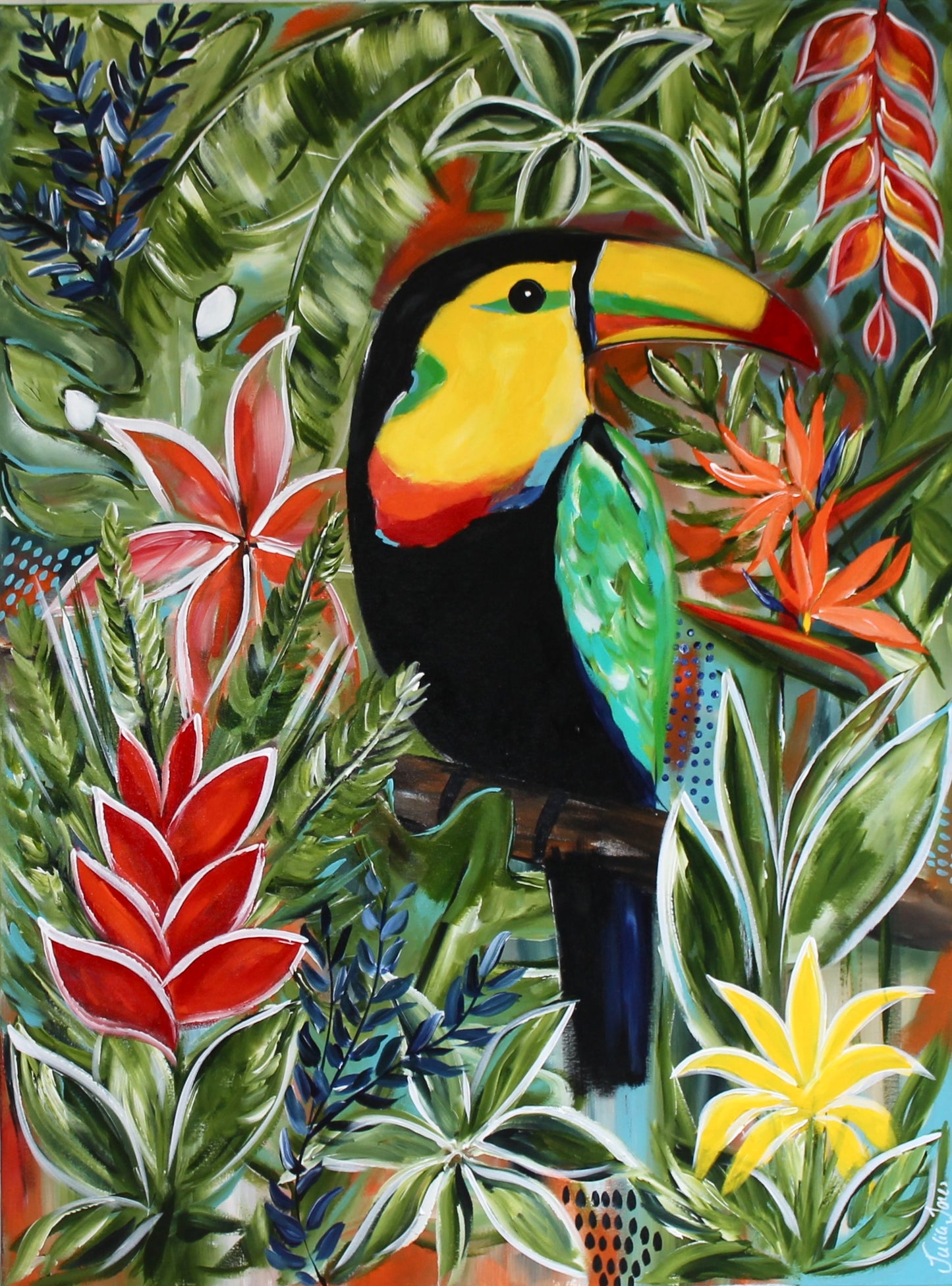 Toucan Fiesta - 90 x 120 cm