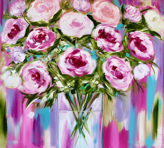 Sweet Blooms 1m x 1m