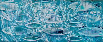 Reflections Beneath the Blue - 1.5x600