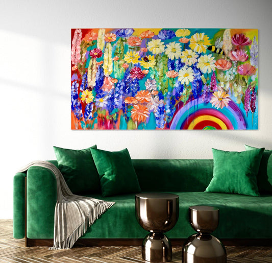 Flora - Colours of the Rainbow - Julia Jones Art