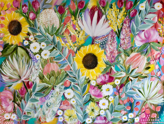 Sunshine Blooms - 1.2x900