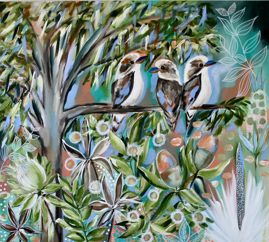 Trios Of Kookaburras - 1mx900