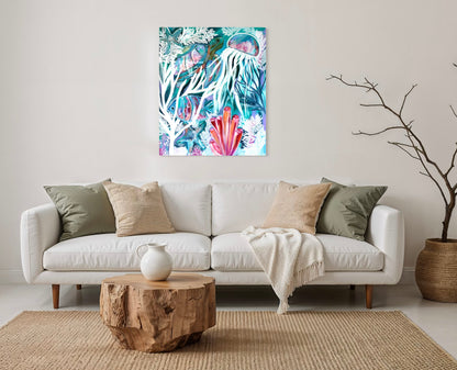 Coral Drift Mandala
