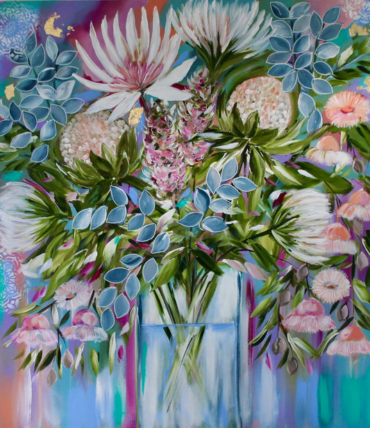 Eucalyptus & Protea Poetry - 110x980h