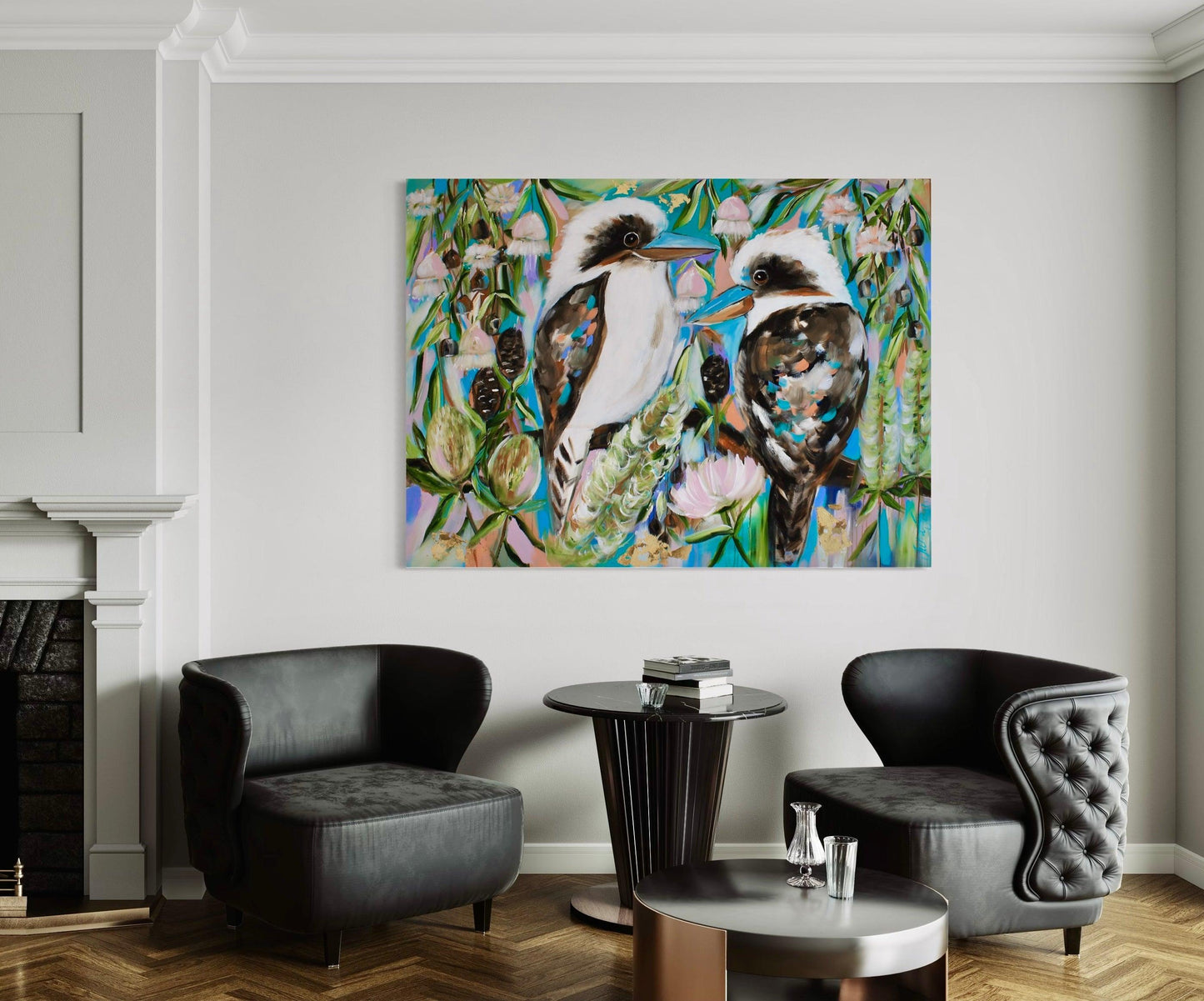 Birds - Kookaburra Serenade - Julia Jones Art