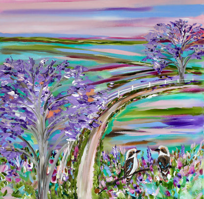 Lavender Skies and Jacaranda Dreams - 800x800