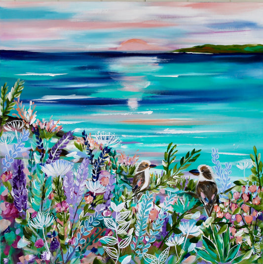Coastal Whispers - 60x60