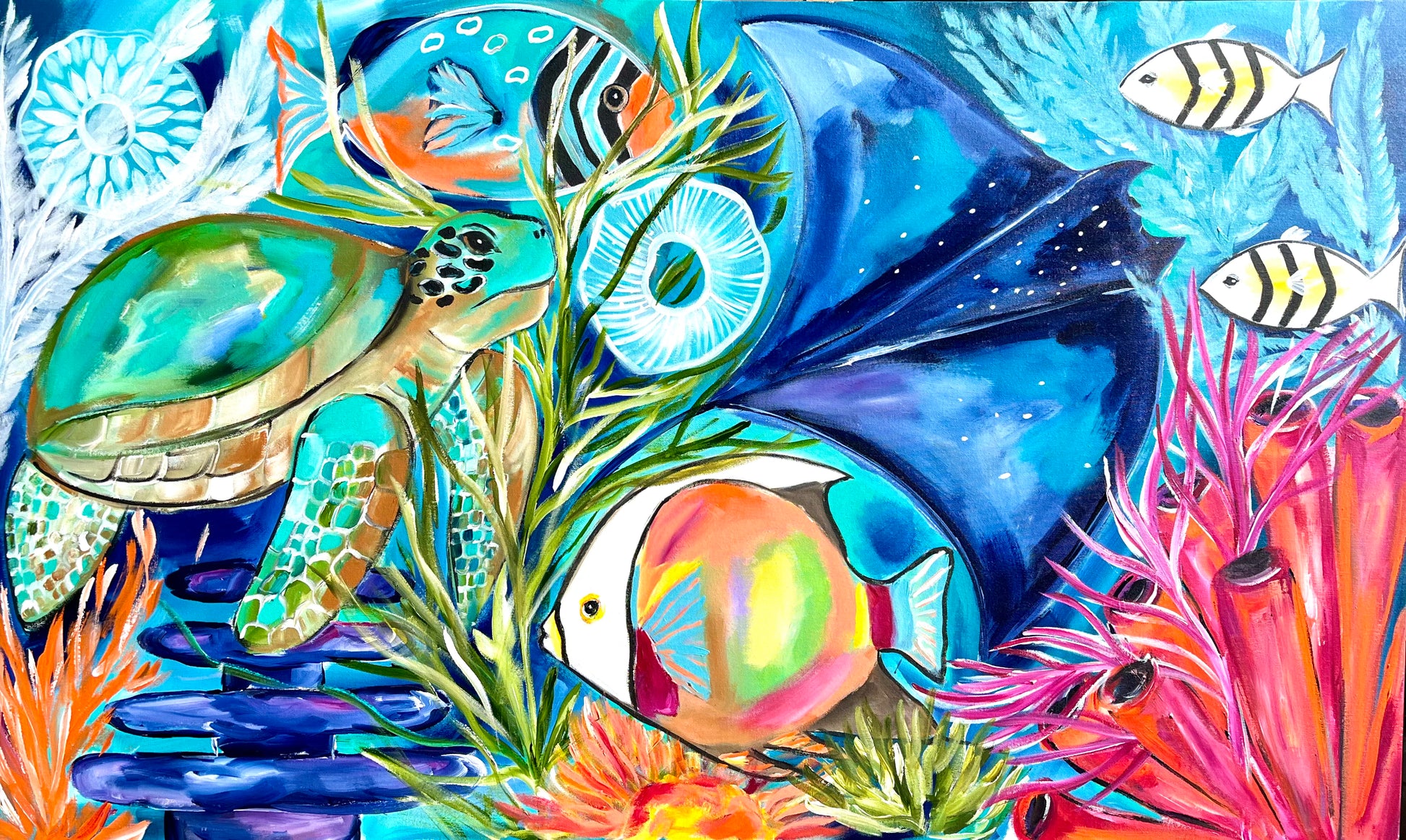 Aquatic Serenade - Julia Jones Art