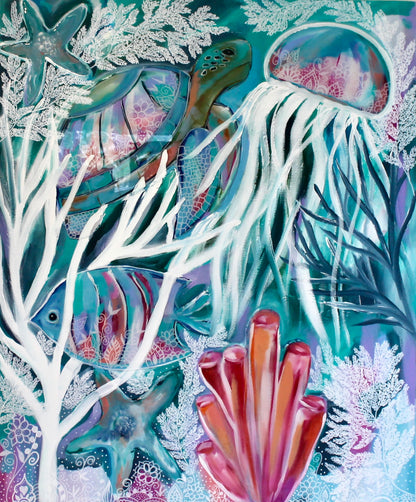 Coral Drift Mandala