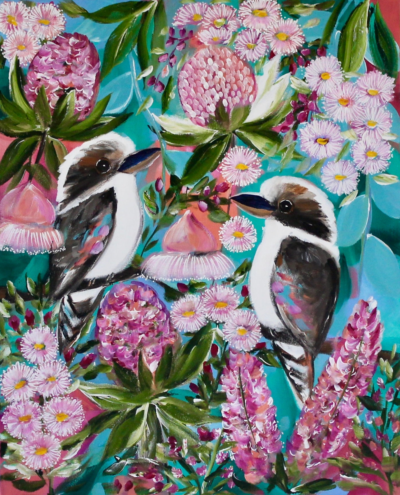 Blooming together