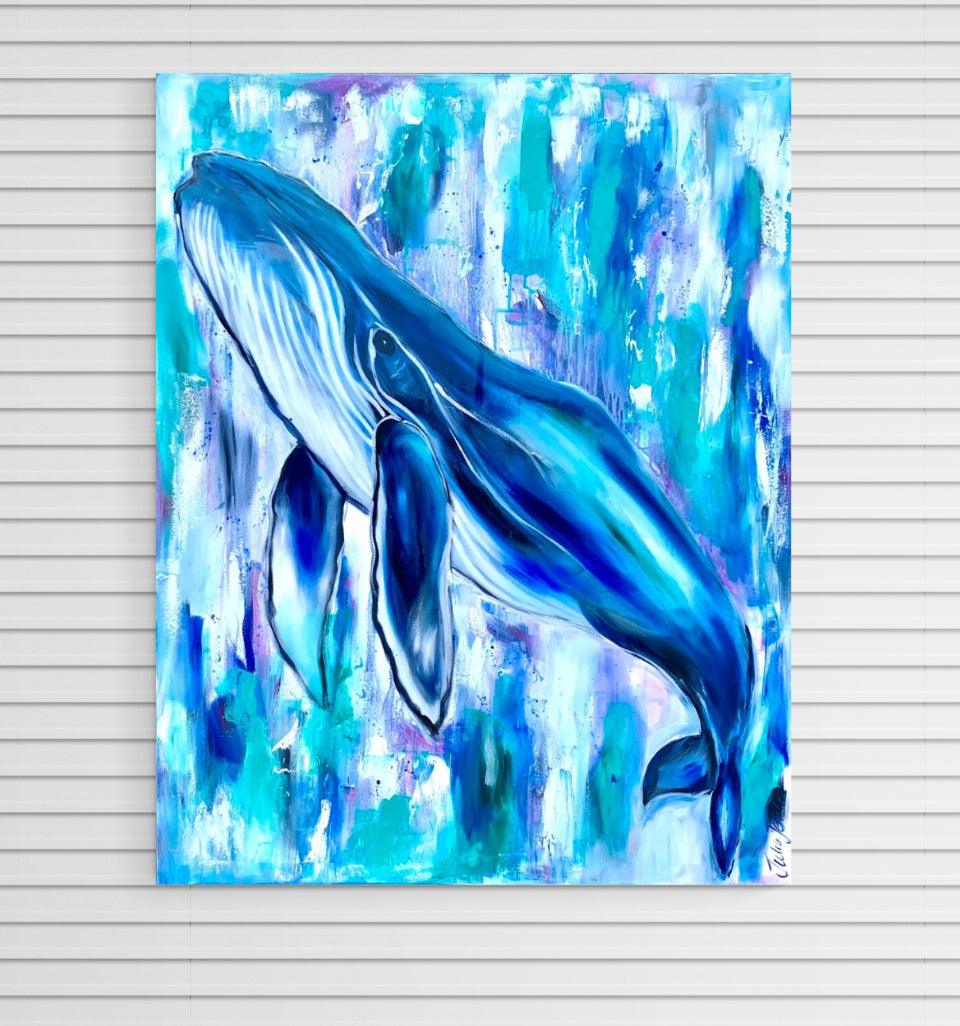 Beach Vibes - Whale Downunder - Julia Jones Art