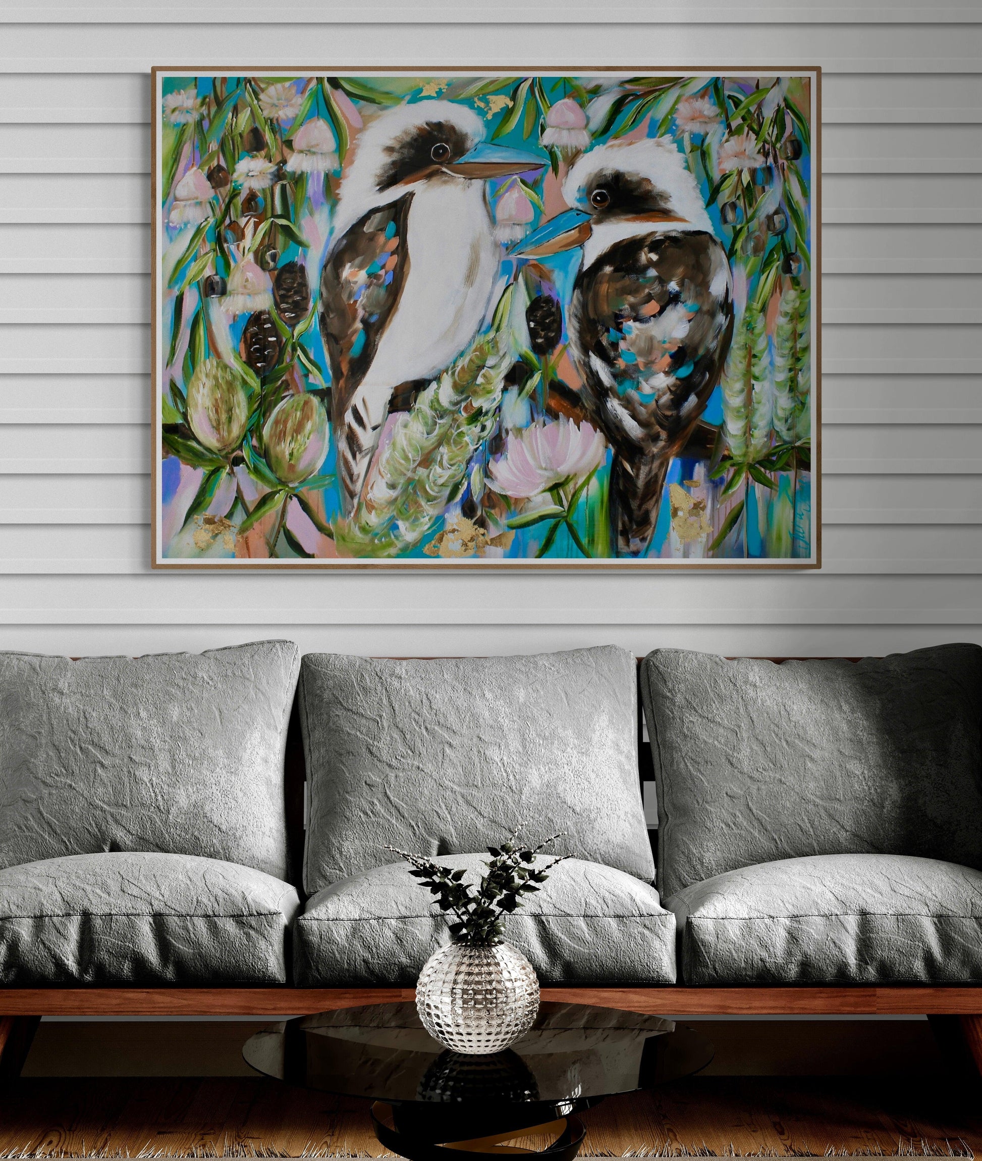 Birds - Kookaburra Serenade - Julia Jones Art