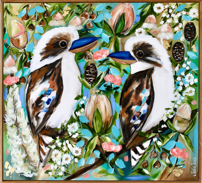 Kookis in the Blooms - 1m x 1m