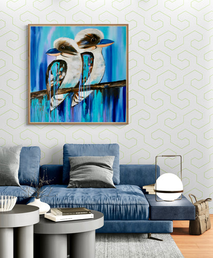 Kookaburra Kindred Chorus - 95x95cm