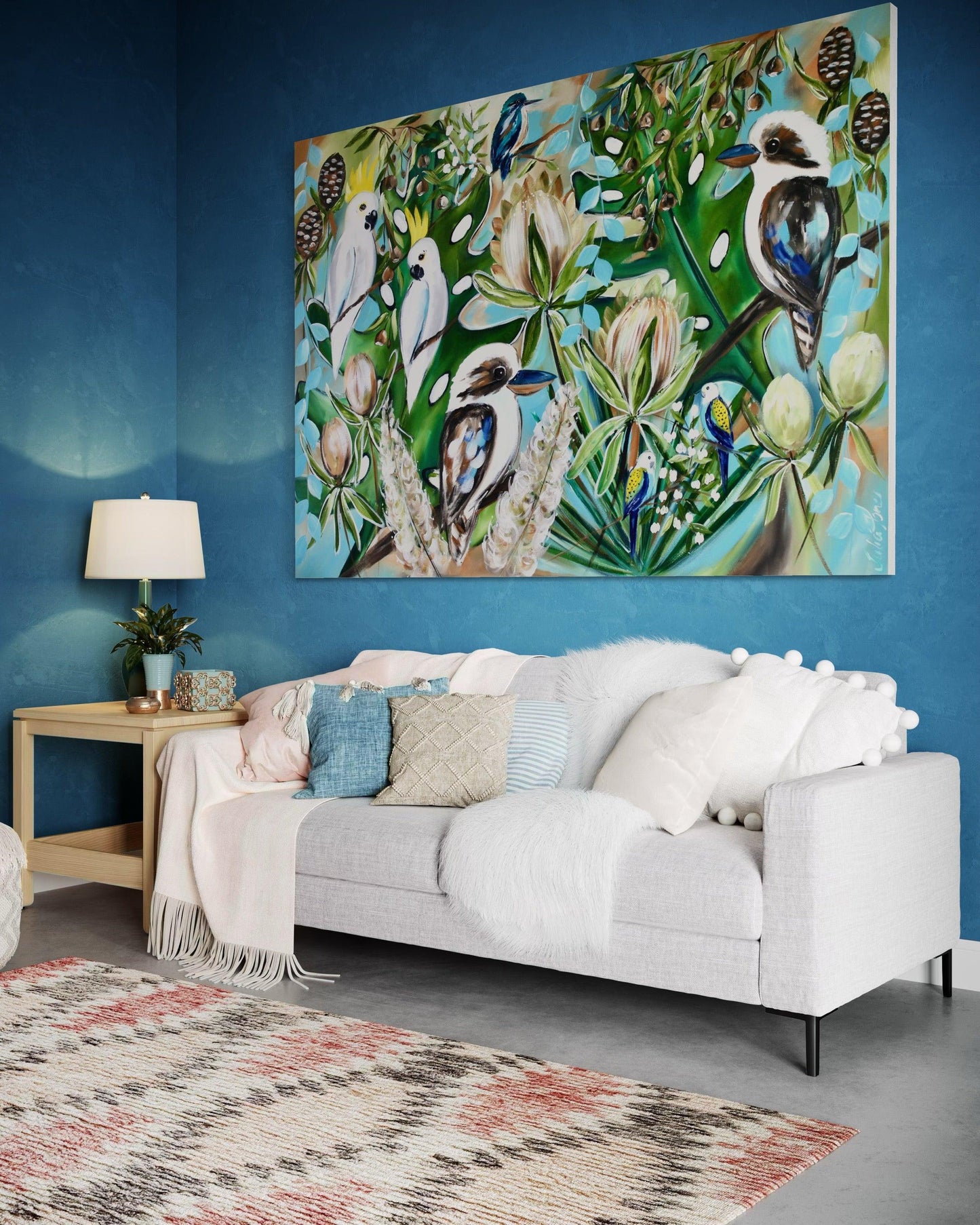 Native Harmony - 1.4x1m - Julia Jones Art