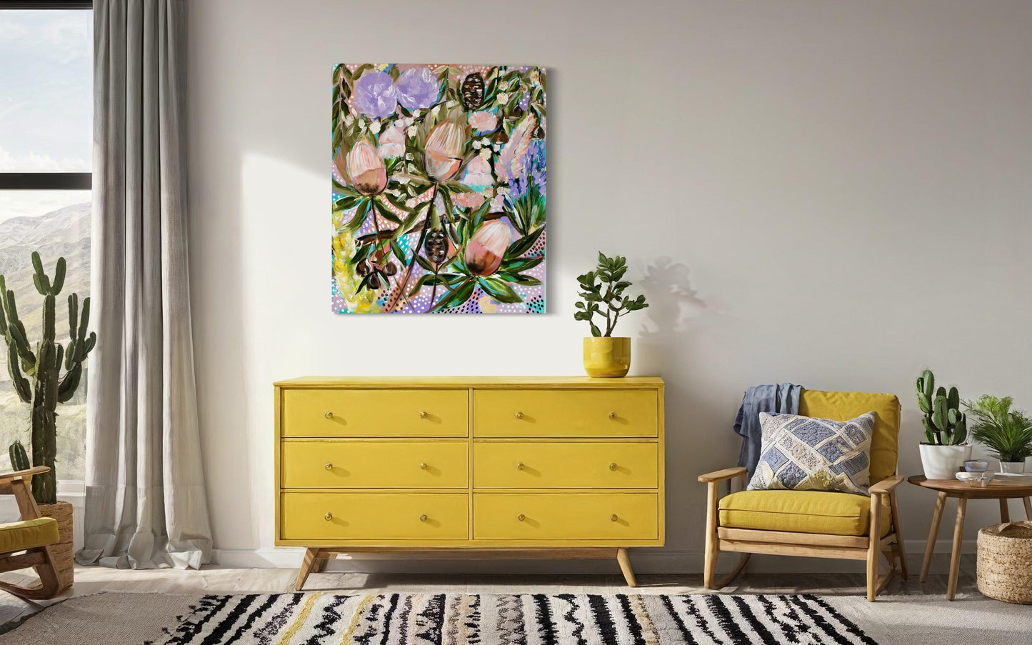 Native Bloom Harmony - 600x700 - Julia Jones Art