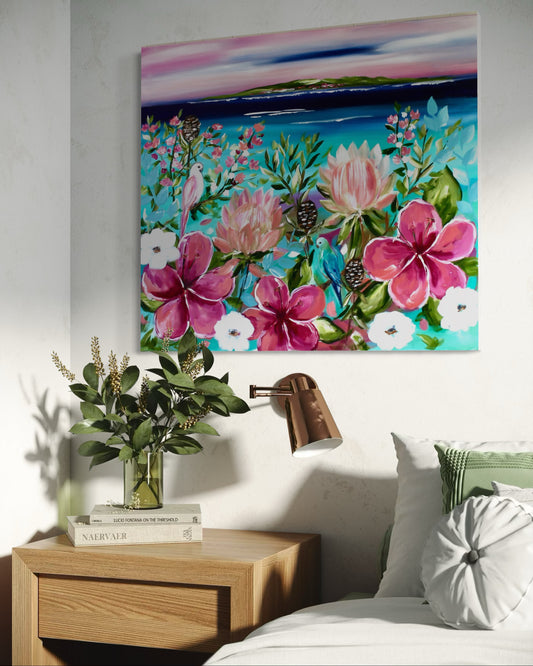 Tropical Bloom - A Coastal Paradise 1.1 x 1