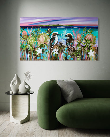 Coastal Chorus – A Celebration of Native Beauty 1300mm x 720mm