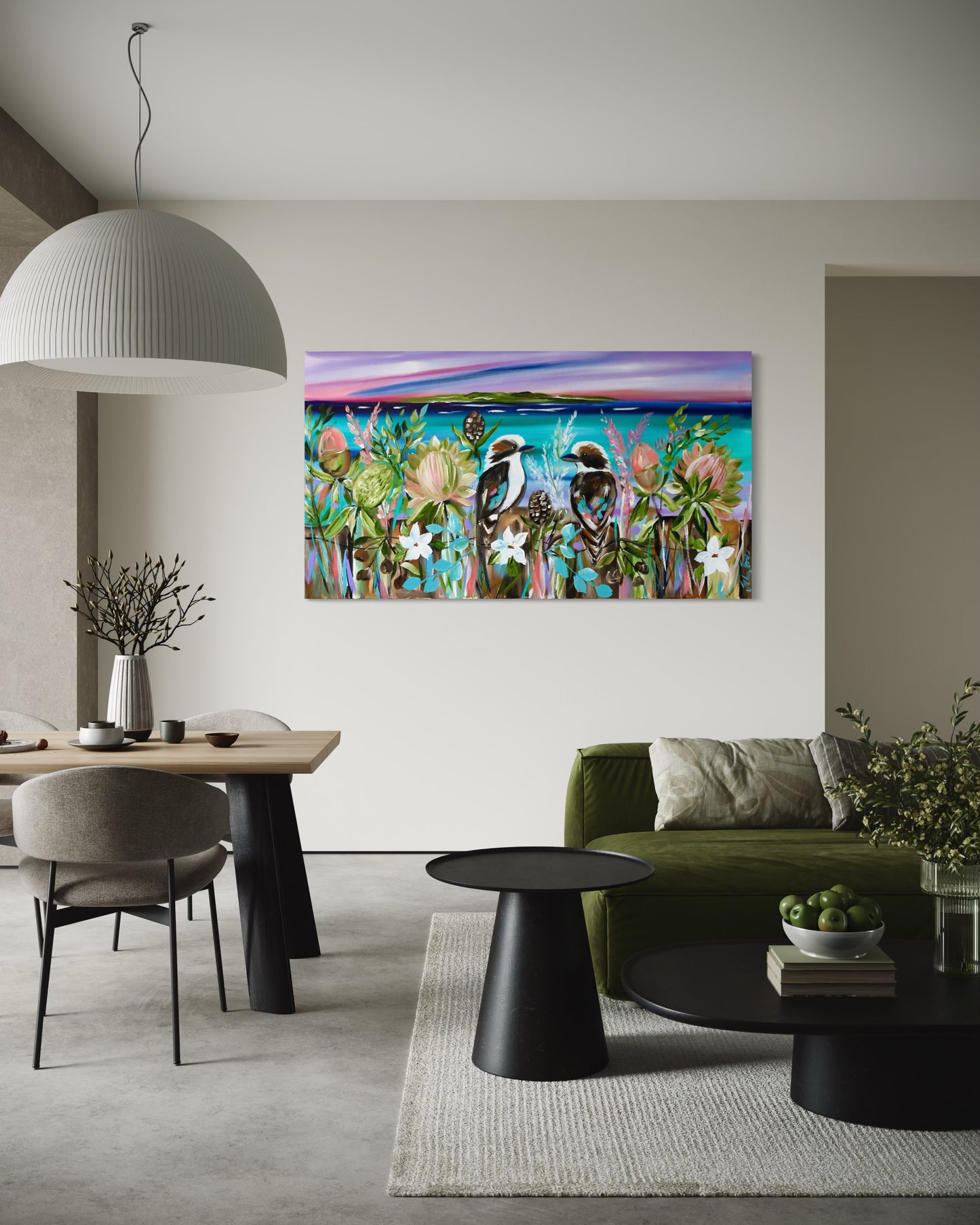 Coastal Chorus – A Celebration of Native Beauty 1300mm x 720mm