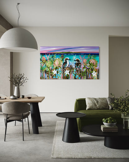 Coastal Chorus – A Celebration of Native Beauty 1300mm x 720mm