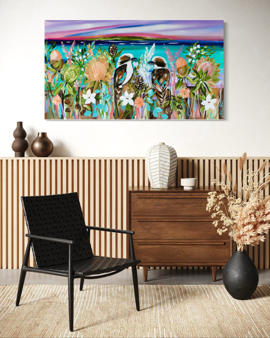 Coastal Chorus – A Celebration of Native Beauty 1300mm x 720mm