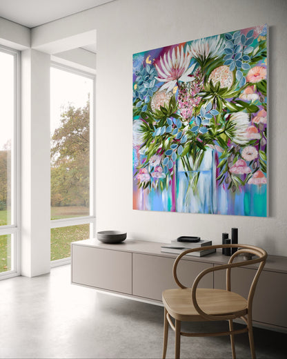 Eucalyptus & Protea Poetry - 110x980h