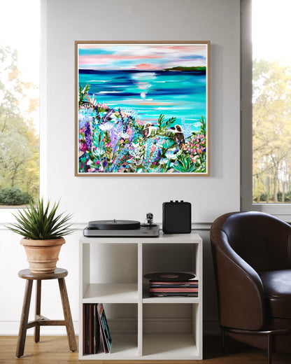 Coastal Whispers - 60x60
