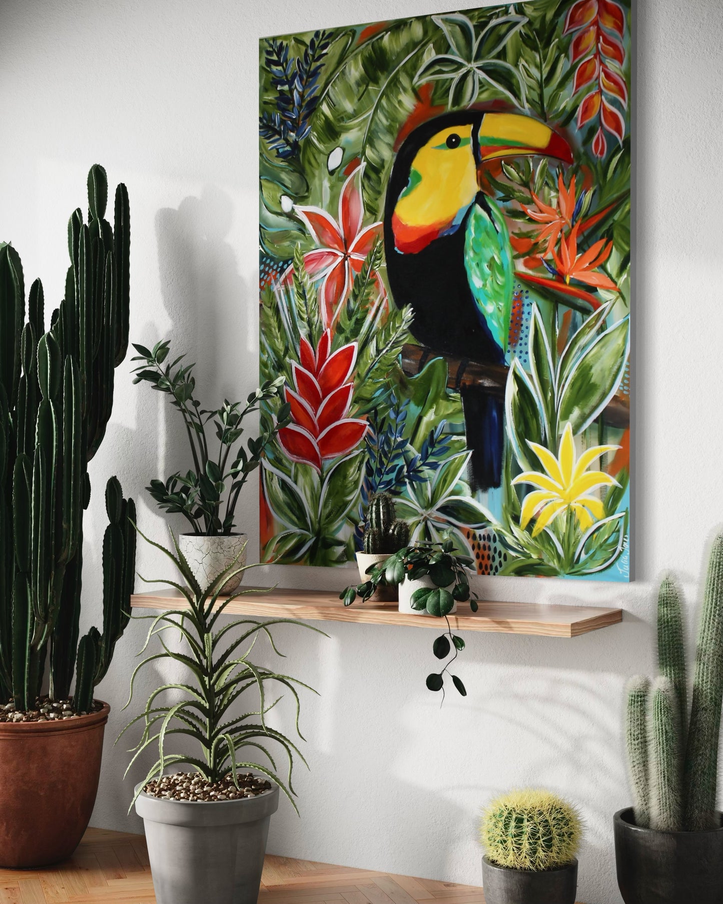 Toucan Fiesta - 90 x 120 cm