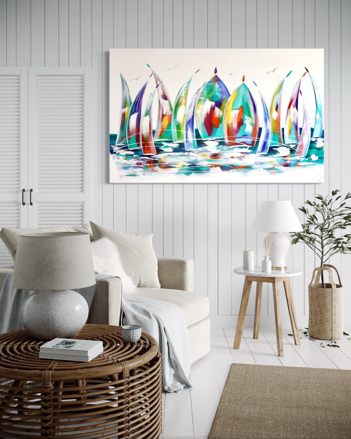 Dancing Sails - 140 x 90 cm