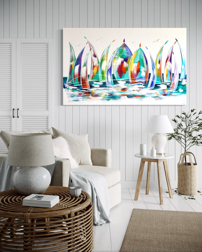 Dancing Sails - 140 x 90 cm