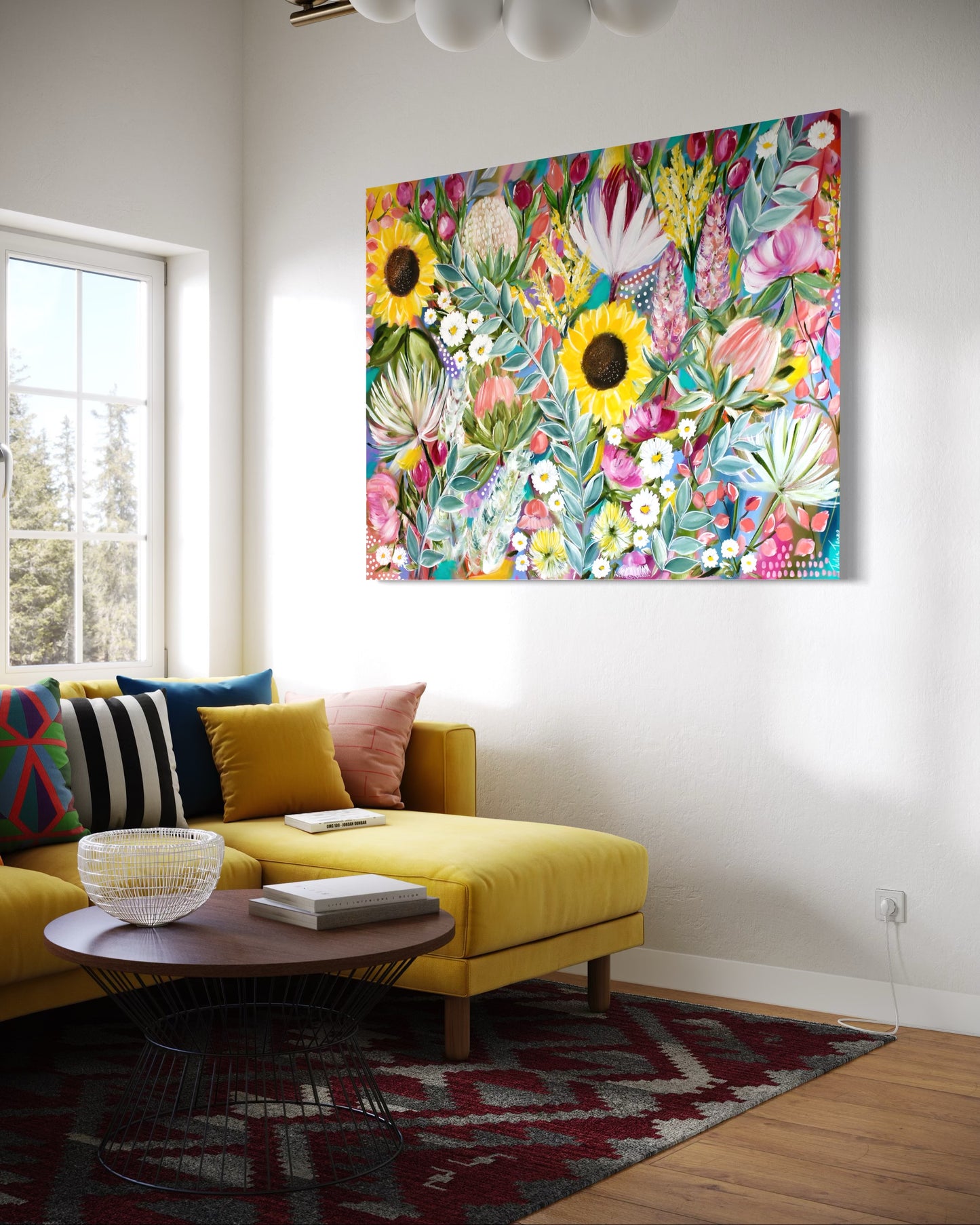 Sunshine Blooms - 1.2x900