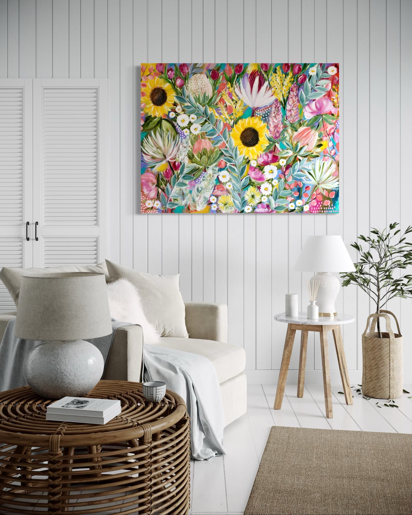 Sunshine Blooms - 1.2x900