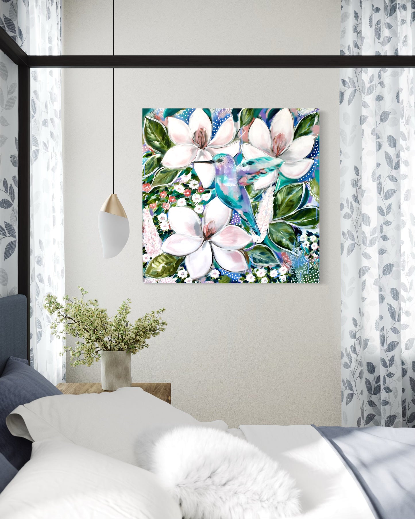 Whispers of Petals & Wings - 900x900