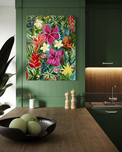 Tropical Bloom Symphony - 1.2x900