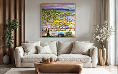 Sunflower Serenade - 1m x 1.1