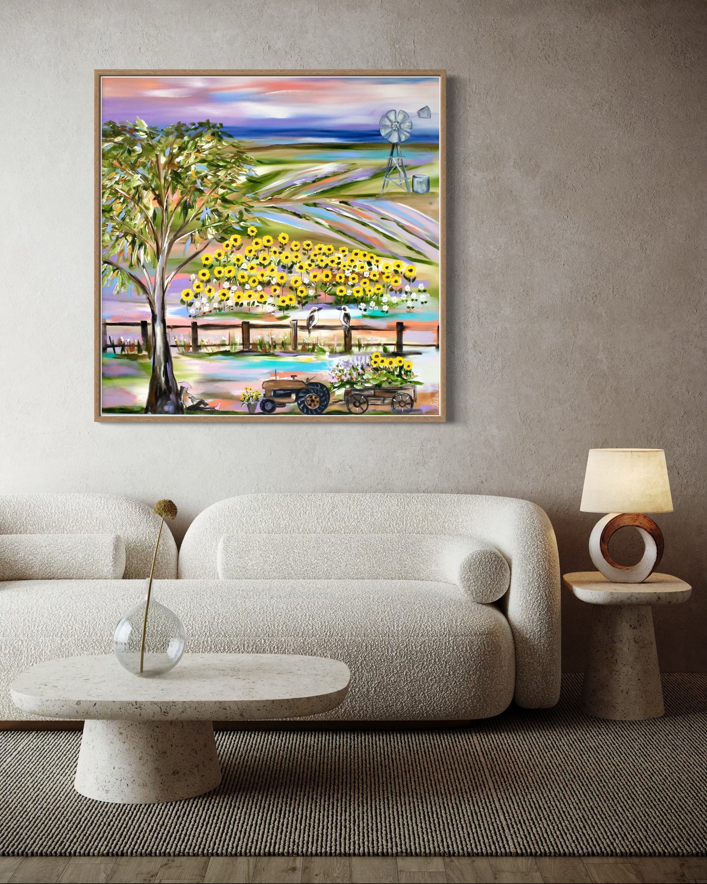 Sunflower Serenade - 1m x 1.1