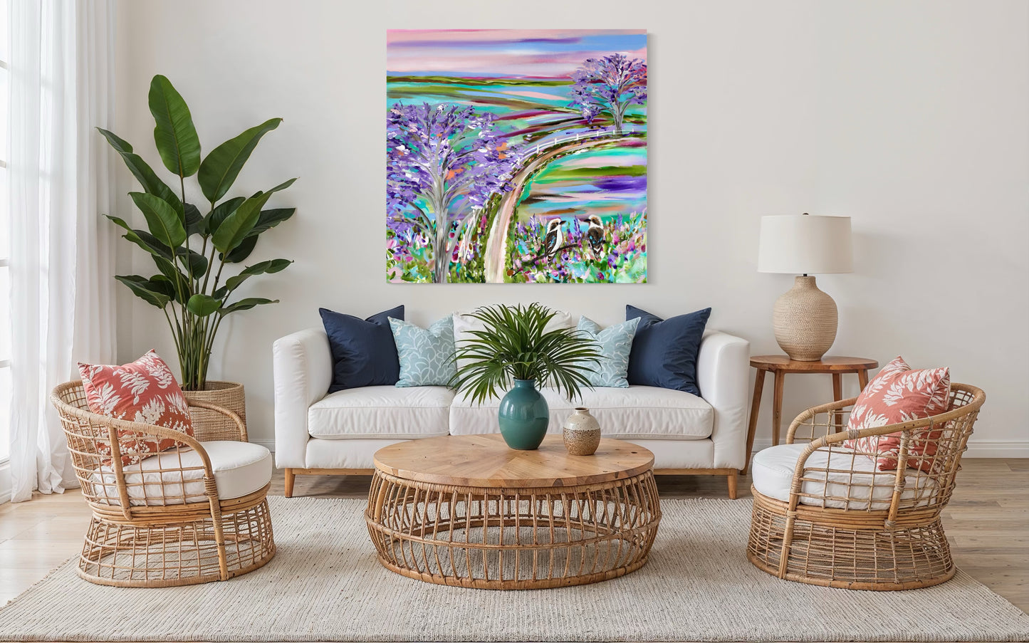 Lavender Skies and Jacaranda Dreams - 800x800